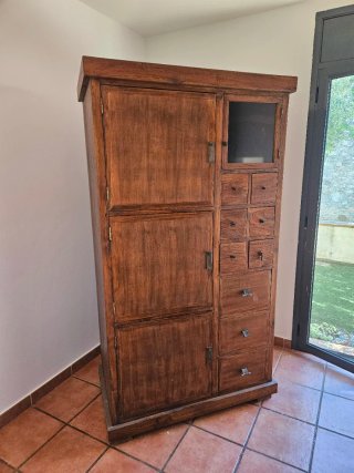 Set de 5 muebles de salón - Madera maciza de teca
