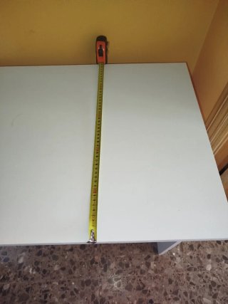 Mesa auxiliar/escritorio blanco 90x50