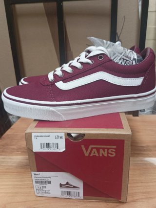 Vans Zapatillas Canvas Burdeos Talla 38