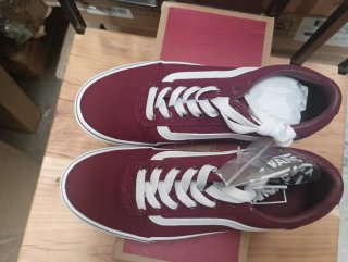 Vans Zapatillas Canvas Burdeos Talla 38
