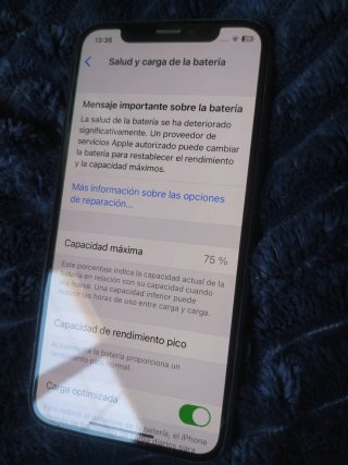 iPhone X 64GB Argento Batteria 75%