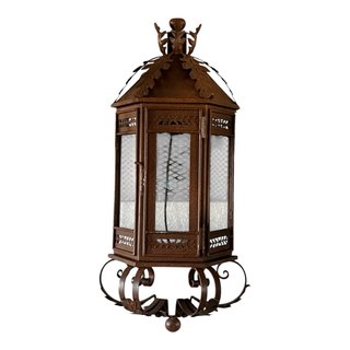 Farol de forja aplique