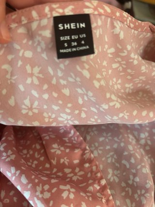 Vestitino SHEIN floreale rosa