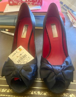 Zapatos de fiesta de Zara Basic negros talla 38