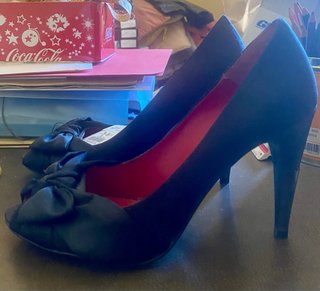 Zapatos de fiesta de Zara Basic negros talla 38