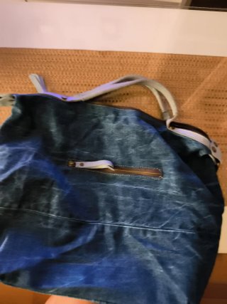 Bolso Levis customizado ante celeste