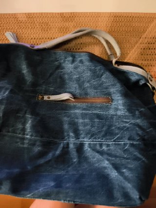 Bolso Levis customizado ante celeste