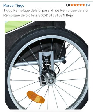 Carro para bicicleta o correr