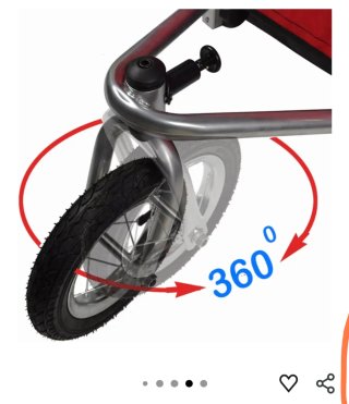 Carro para bicicleta o correr