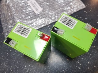 Pack de 2 Baterías U-Power AGM 6V 4.5Ah Recargable