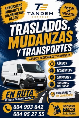 TRASLADOS, MUDANZAS Y TRANSPORTES