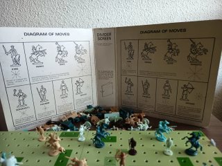 Juego estrategia de mesa Feudal antiguo (1967)