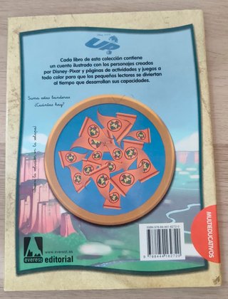 Up Libro con juegos y actividades a todo color
