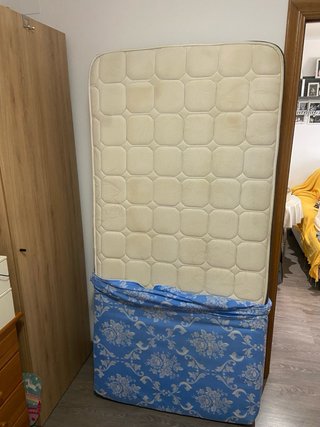 Somier Flex 90cm + Colchón Viscoelástico