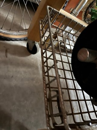 Mesa auxiliar cocina acero y madera