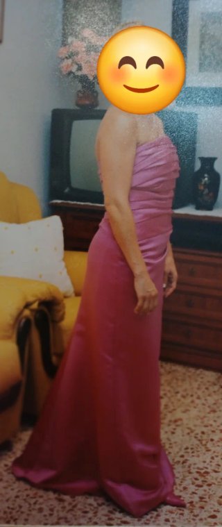 Vestido de fiesta rosa