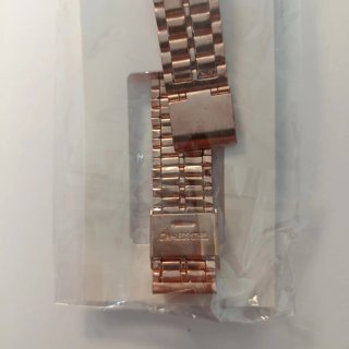 Reloj Digital Casio Dorado Rosa WR LED