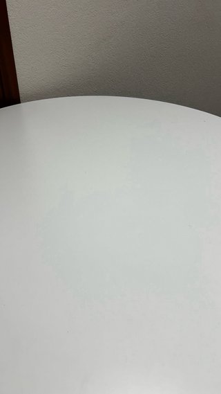 Mesa redonda blanca IKEA DOCKSTA 103 cm