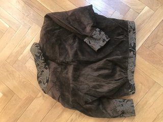 Chaquetón vintage de ante