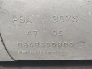 SILENCIADOR TRASERO PEUGEOT 206 KFW 9649635980