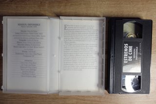 VHS Mission Impossible Tom Cruise