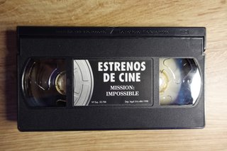 VHS Mission Impossible Tom Cruise