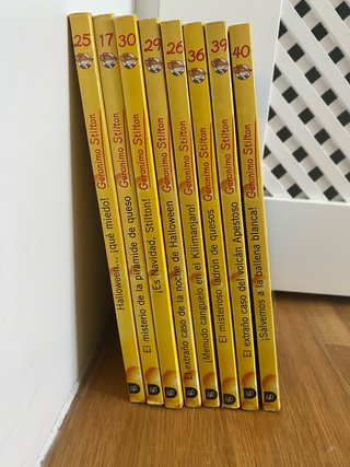 Lote de 8 libros de Geronimo Stilton