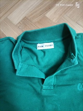 Polo verde para hombre