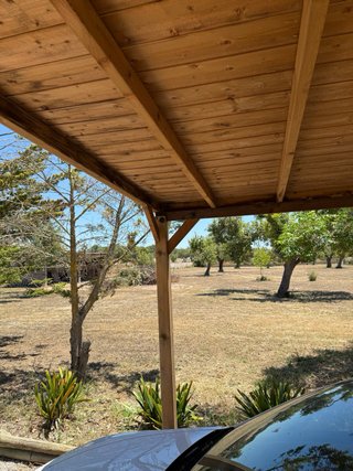 Cubierta de madera 3x5m (1 año)