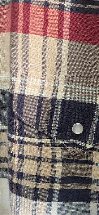 Camisa Ely Cattleman Cuadros Perla Snap