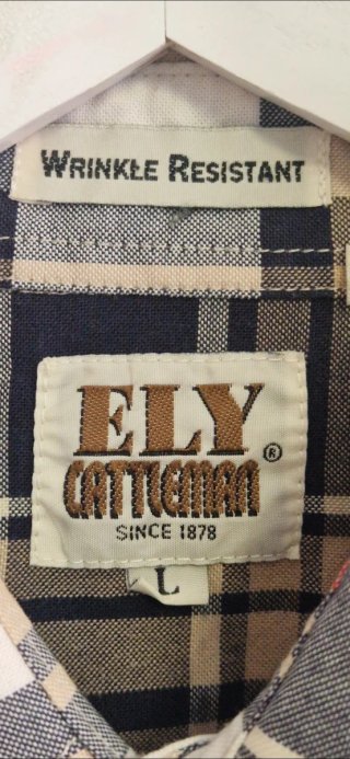 Camisa Ely Cattleman Cuadros Perla Snap
