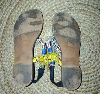Sandalias Bimba y Lola Marrón Multicolor