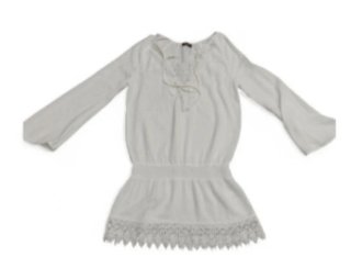 Vestitino donna cotone bianco Buffalo London
