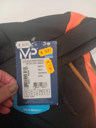 Bañador Hombre Michael Phelps Negro Naranja