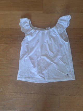 Top Blanco Broderie Brownie