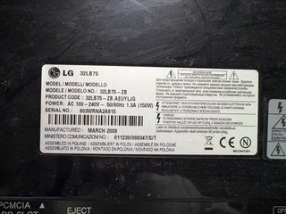 TV LG 32 sin mando