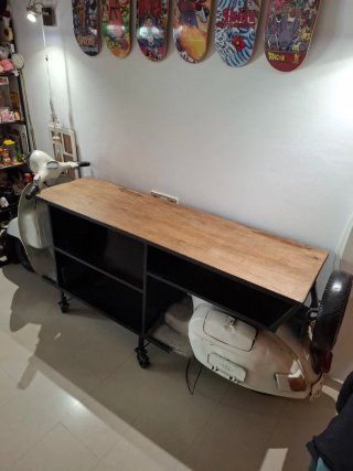 Mesa Bar Vespa con Luz 240x49x88cm