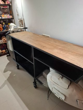 Mesa Bar Vespa con Luz 240x49x88cm