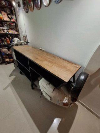 Mesa Bar Vespa con Luz 240x49x88cm