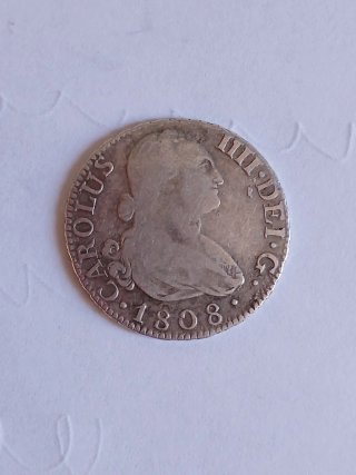 Lote 8 monedas antiguas españolas