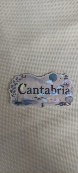 Colección de 10 pegatinas Lugares de Cantabria