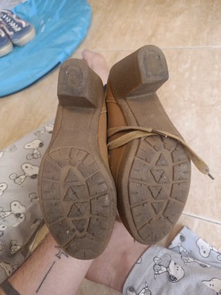 Botines de tacón marrones