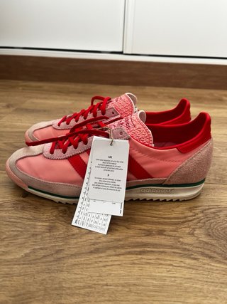 Zapatillas Adidas SL 72 Rosa y Verde