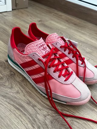 Zapatillas Adidas SL 72 Rosa y Verde