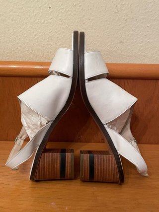 Sandalias Pons Quintana Blancas Talla 41