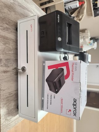 Impresora Térmica y Cajón Portamonedas