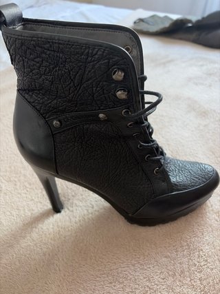 Botines Calvin Klein Mujer Negros