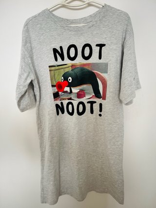 Camisón Pingu Gris Multicolor