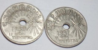 Moneda Antigua 25 cts