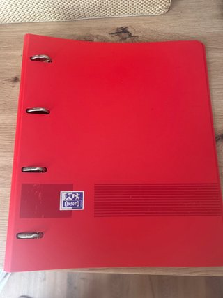 Carpeta Roja Oxford 4 Anillas